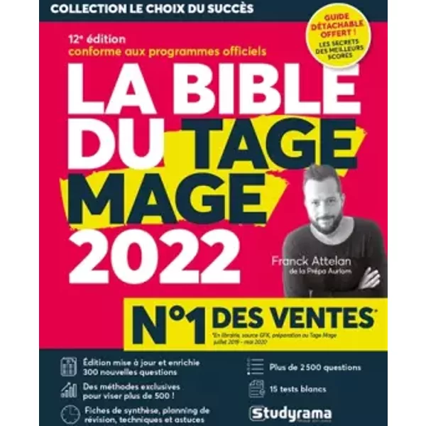 LA Bible DU Tage Mage 2022 - 12E éDition - N°1 Des Ventes CumuléEs Depuis 2010 - Franck Attelan-image
