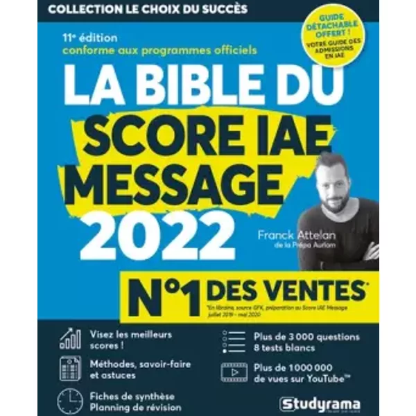 La Bible Du Score Iae Message 2022: 11E éDition - Franck Attelan-image