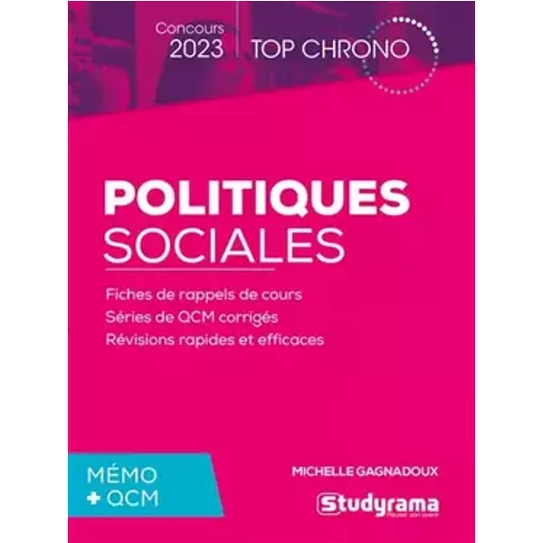 Politiques sociales (Concours 2023) - Michelle Gagnadoux