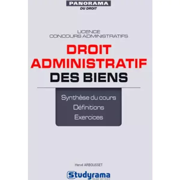 Droit Administratif Des Biens - Hervé Arbousset-image