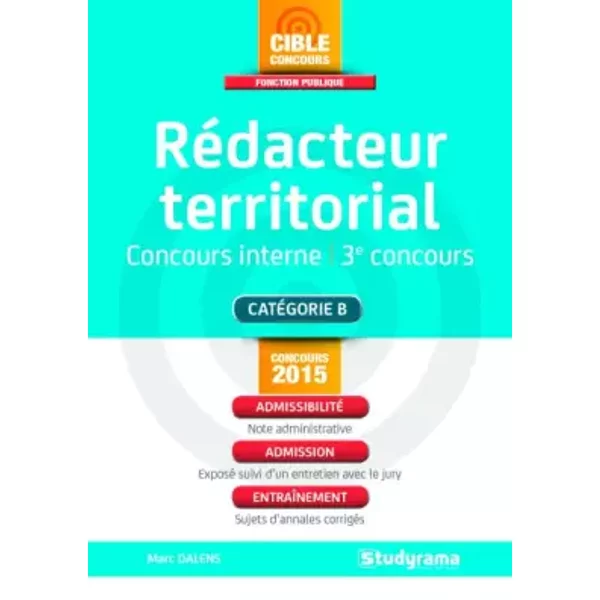 RéDacteur Territorial, Concours Interne - Marc Dalens-image
