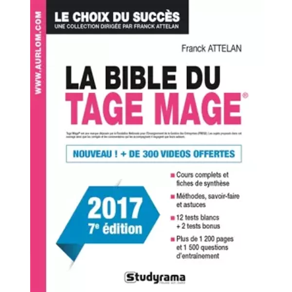 Bible Du Tage Mage - ÉDition 2017 - Franck Attelan-image