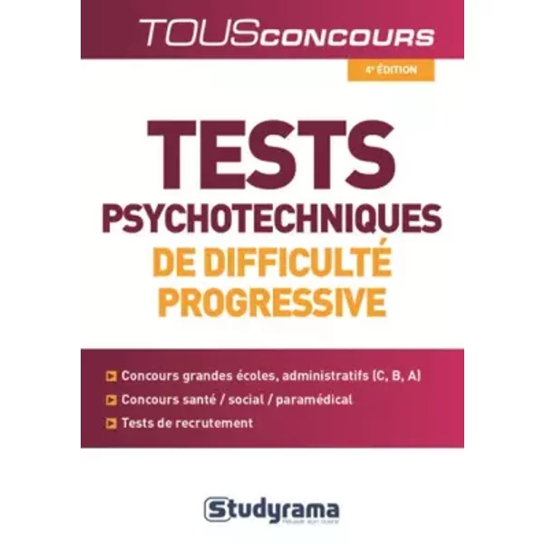 Tests Psychotechniques De Difficulté Progressive - MéLanie Valentin-image