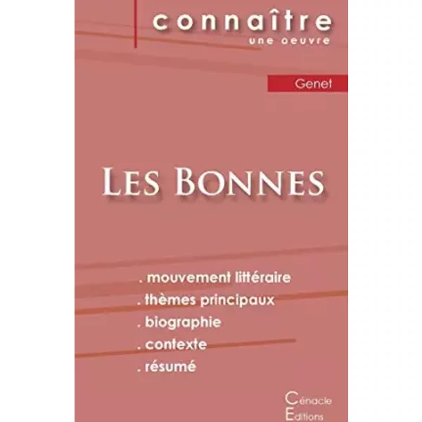 Fiche De Lecture Les Bonnes De Jean Genet (Analyse LittéRaire De RéFéRence Et RéSumé Complet) - Jean Genet-image
