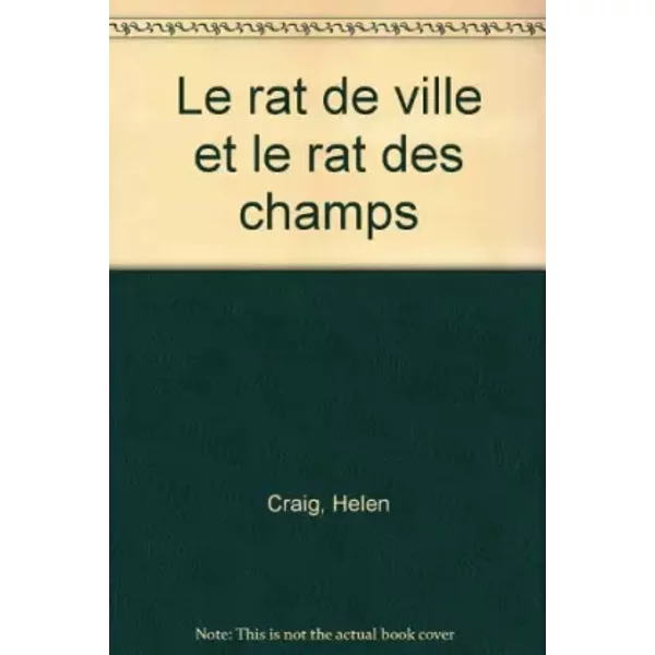 Le Rat De Ville Et Le Rat Des Champs - Helen Craig-image