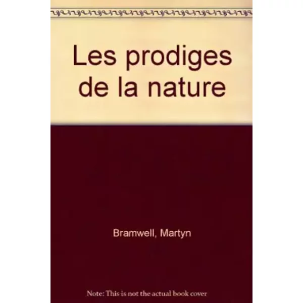 Les Prodiges De La Nature - Martyn Bramwell-image