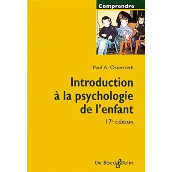 Introduction à La Psychologie De L'enfant - Paul-Alexandre Osterrieth-image