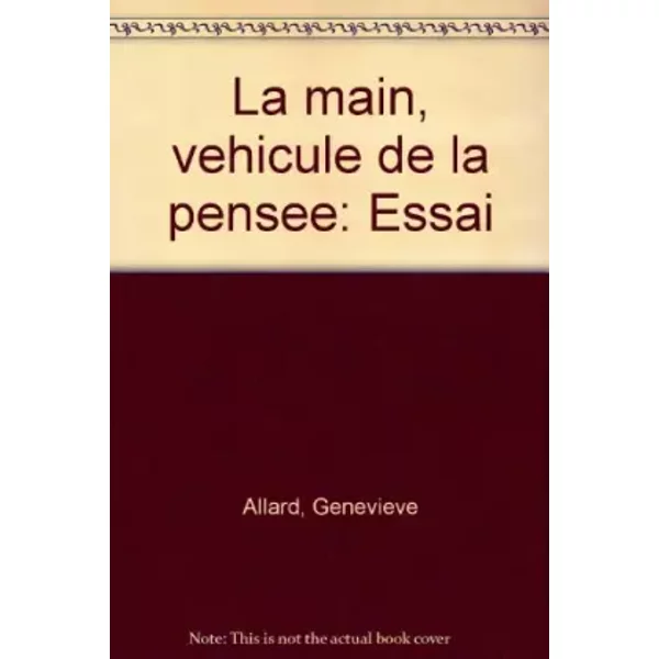 La main, vehicule de la pensee : essai - Allard Lefort