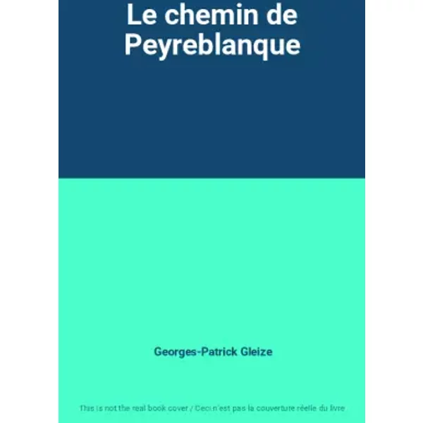 Le Chemin De Peyreblanque - Georges-Patrick Gleize-image