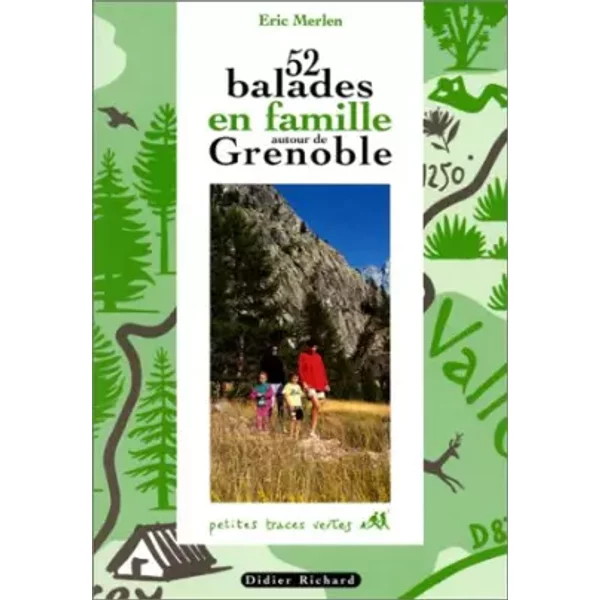 52 Balades En Famille Autour De Grenoble.: 8èMe éDition - Eric Merlen-image