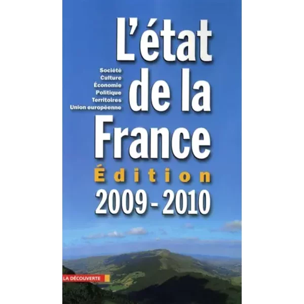 L'éTat De La France : Un Panorama Unique Et Complet De La France - La DéCouverte-image