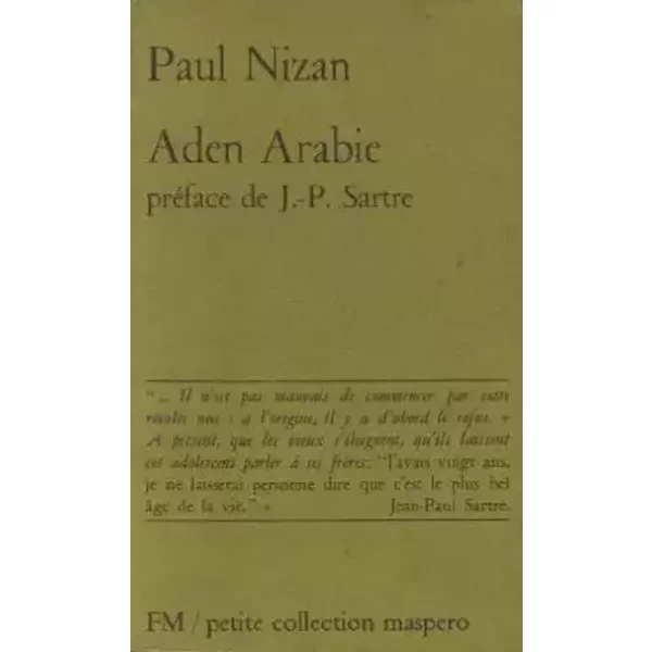 Aden arabie - Paul Nizan