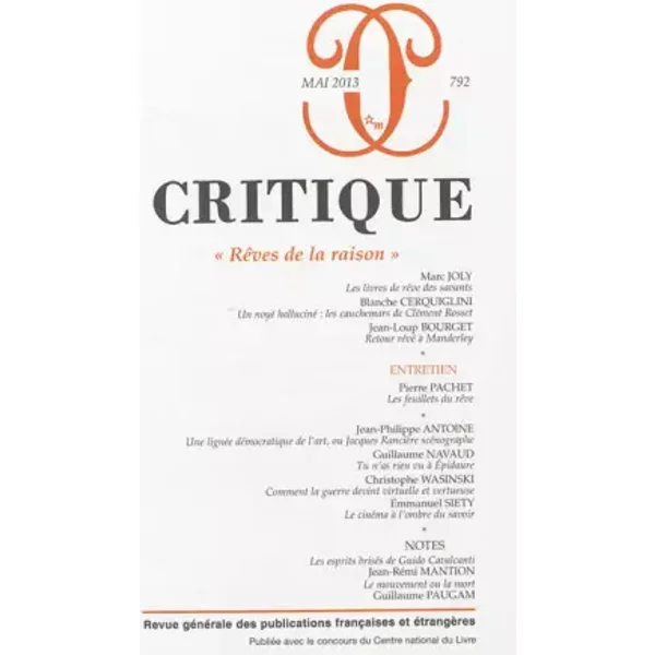 Revue Critique 792 - Collectif-image