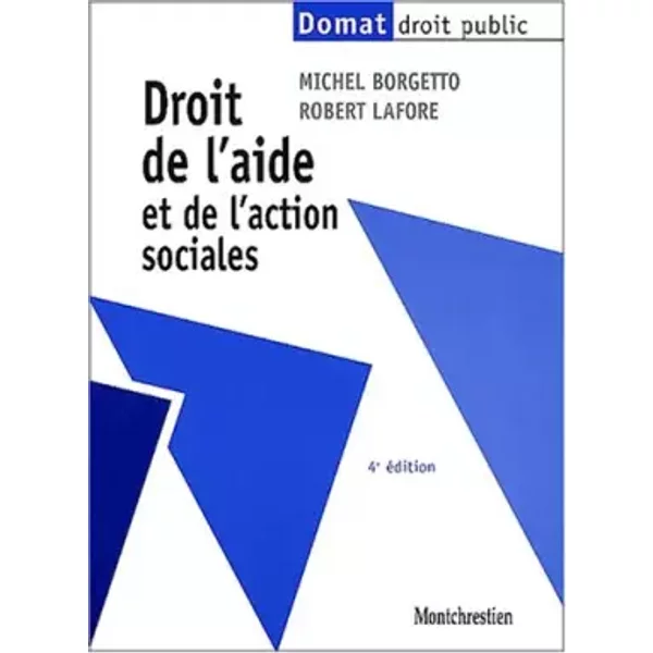 Droit De L'aide Et L'action Sociale, 4E éDition - Borgetto Et Lafore-image