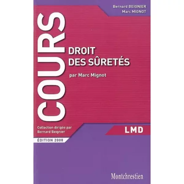 Droit Des SûRetéS - Marc Mignot, Bernard Beignier-image
