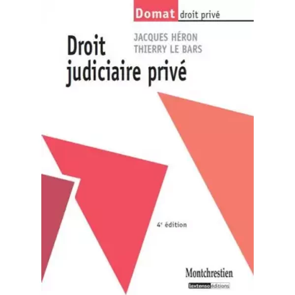 Droit Judiciaire Privé - Thierry Le Bars, Jacques HéRon-image