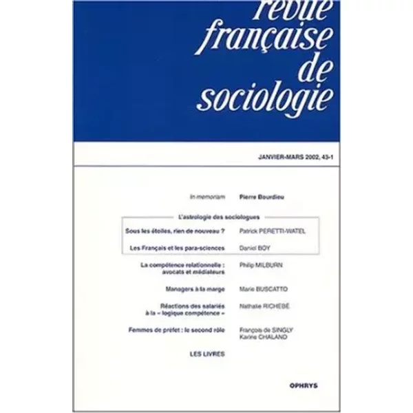 R F S 1ER TRIMESTRE 2002 VOL 4