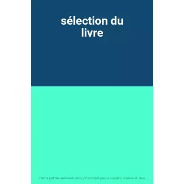 sélection du livre