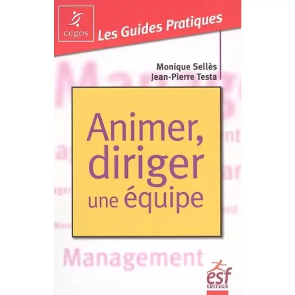 Animer, Diriger Une éQuipe - Jean-Pierre Testa, Monique Selles-image