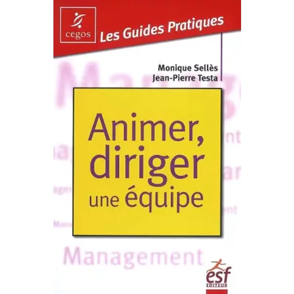 Animer, Diriger Une éQuipe - Jean-Pierre Testa Et Monique Selles-image