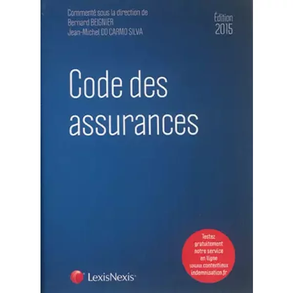 Code Des Assurances - Collectif, Bernard Beignier Et Jean-Michel Do Carmo Silva-image