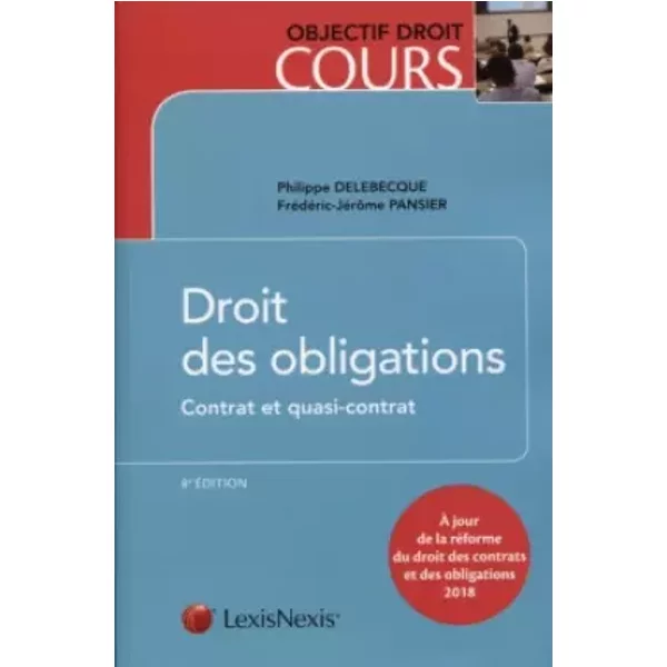 Droit Des Obligations - Contrat Et Quasi Contrat - FréDéRic-JéRôMe Pansier, Philippe Delebecque-image