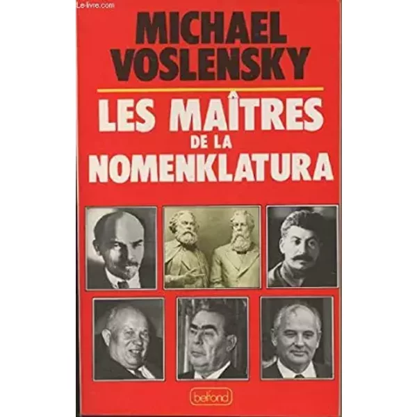 Les Maitres De La Nomenklatura - Voslensky-M-image