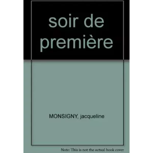 Soir De Premiere - Monsigny/Jacqueline-image