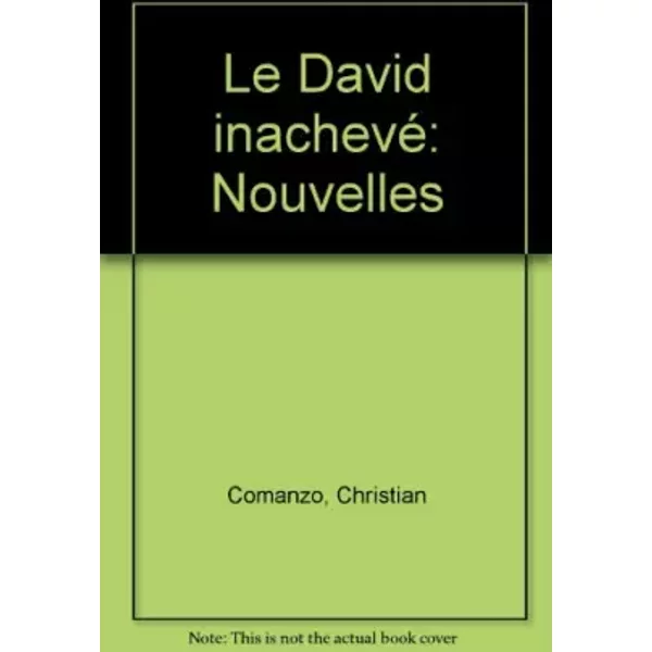 Le David Inacheve : Nouvelles - Comanzo-image