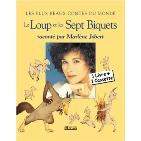 Le Loup Et Les Sept Biquets (1 Livre + 1 Cassette Audio) - MarlèNe Jobert-image