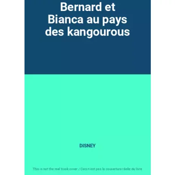 Bernard Et Bianca Au Pays Des Kangourous - Disney-image