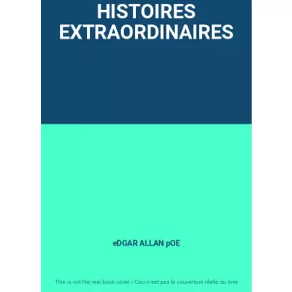 Histoires Extraordinaires - Edgar Allan Poe-image