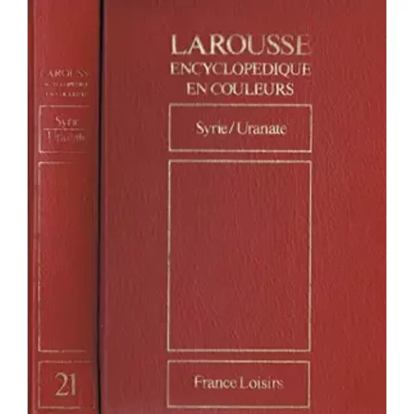 Larousse EncyclopéDique En Couleurs Tome 21 Syrie / Uranate - Larousse-image