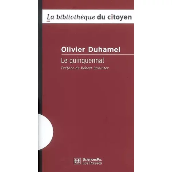 Le Quinquennat - Olivier Duhamel, Robert Badinter-image