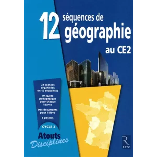 12 SéQuences De GéOgraphie Au CE2 - Jacques Arnaud, Nicole Darcy, Marc Gil, Daniel Le Gal-image