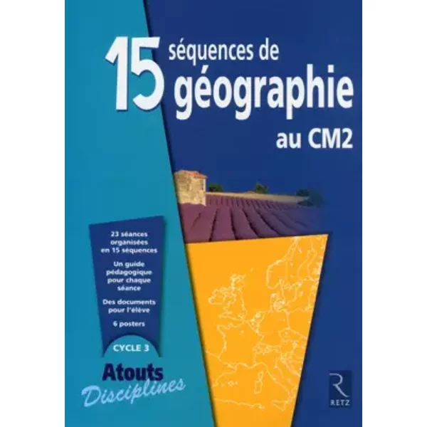 15 SéQuences De GéOgraphie Au CM2 - Jacques Arnaud, Nicole Darcy Et Daniel Le Gal-image
