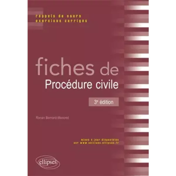 Fiches de Procédure Civile - Ronan Bernard-Menoret
