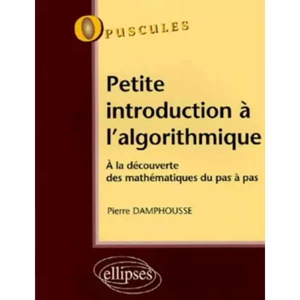 Petite Introduction à L'algorithmique : A La DéCouverte Des MathéMatiques Pas à Pas - Pierre Damphousse-image