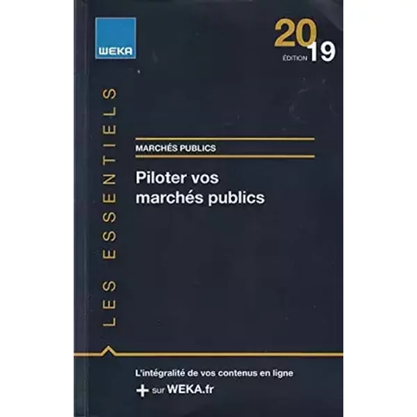 Piloter vos marchés publics - Weka