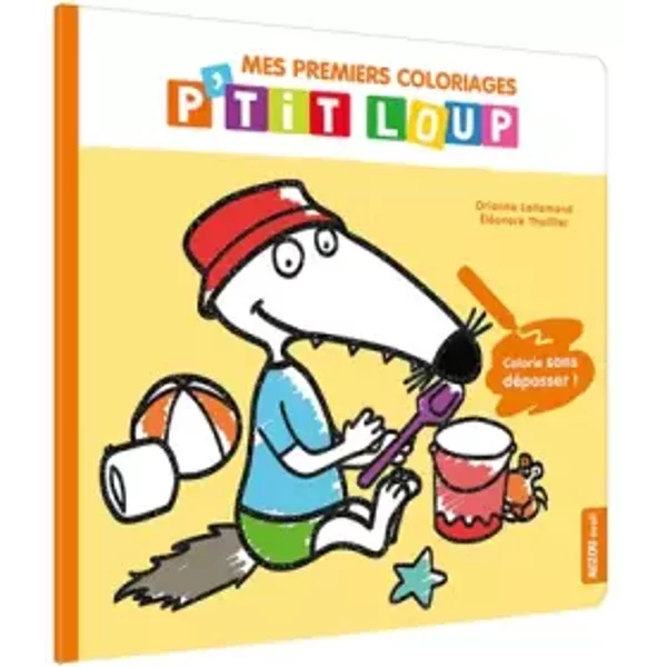 P'tit Loup - Mes Coloriages à Ne Pas DéPasser - Les Vacances- Cahier De Vacances - Orianne Lallemand Et ÉLéOnore Thuillier-image