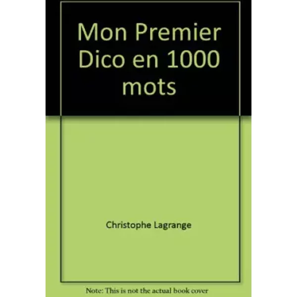 Mon Premier Dico En 1000 Mots-image