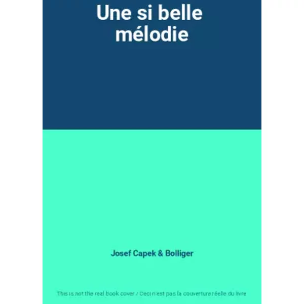 Une Si Belle MéLodie - Josef Capek, Bolliger-image