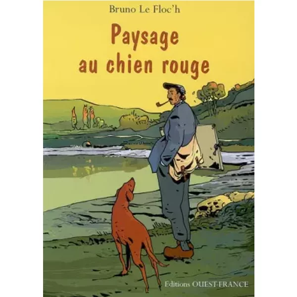 Paysage au chien rouge - Bruno Le Floc'h