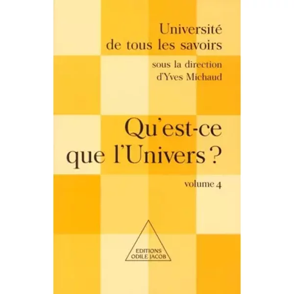 Qu'est-Ce Que L'univers ? Volume 4 - Yves Michaud, Yves Michaud-image