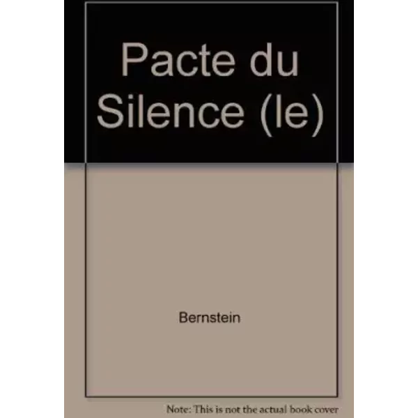 Pacte Du Silence (Le) - Bernstein-image