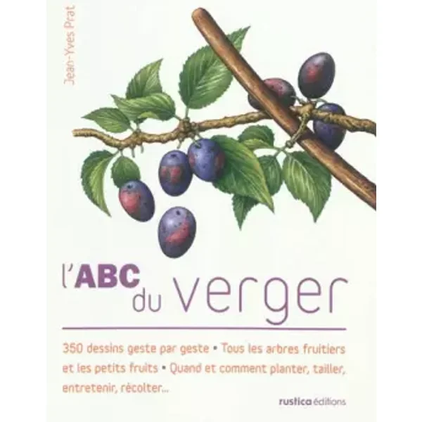 L'ABC du verger: 350 dessins geste par geste - Tous les arbres fruitiers et les petits fruits - Quand et comment plan - Jean-Yves Prat