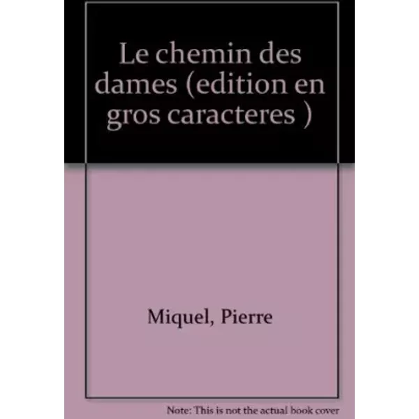 Le Chemin Des Dames (Edition En Gros Caracteres ) - Pierre Miquel-image