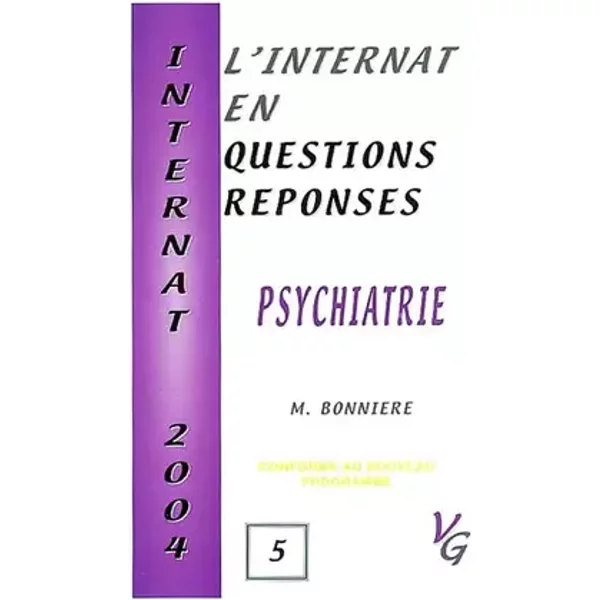 Psychiatrie 2004 - M Bonniere