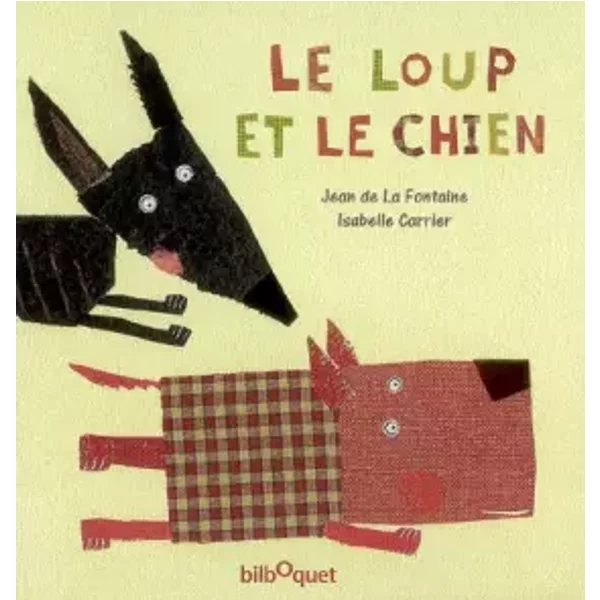 Le Loup Et Le Chien - Jean De La Fontaine Et Isabelle Carrier-image