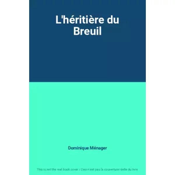 L'héRitièRe Du Breuil - Dominique MéNager-image
